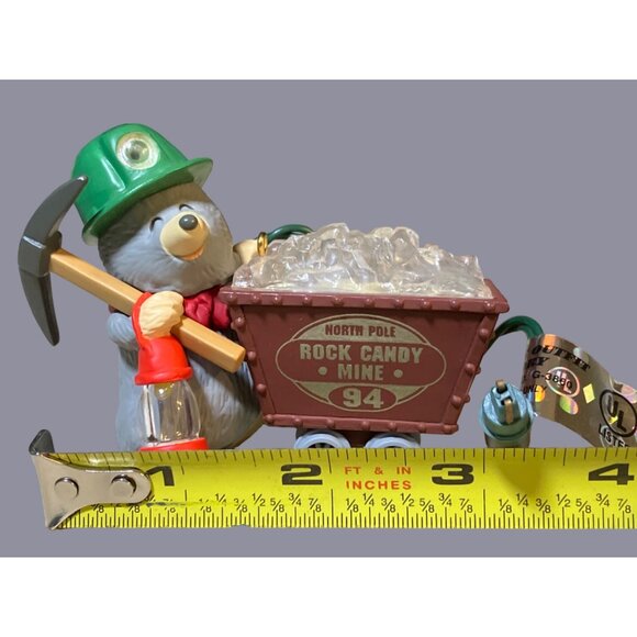 Hallmark Keepsake Ornament "Rock Candy Miner" 1994 Light-Up Magic Christmas Deco - Picture 5 of 12